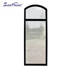 Australia USA Canada market modern design half circle fixed window for villa church school