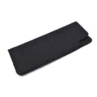 Wenzhou Factory Cheap Black Glasses Pouch Bags with Grain