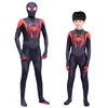 Wholesale Handsome Parent-chil Parallel Universe Little Black Spider Tights Adult Anime Cosplay Spiderman Halloween Costume Kids