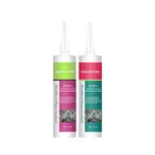 Weatherproof odorless white mildewproof ms silicone sealant adhesive glue