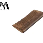 Hot-selling High Grade Double-side Engraved Flower Carved Natural Aroma Sandalwood Comb