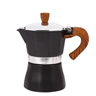 wooden handle Moka Espresso Coffee Maker