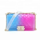 2019 brand diamond chain bags crossbody women handbags purses pvc jelly bag handbag