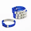 New Silicone Sports And Fitness Bracelet Homme Manufacturer Customization Logo Stylish Personalized Men Wrist Band