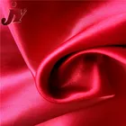 Wholesale Plain Color Tela De Satin 100% Polyester Satin Fabric For Lining Cloth