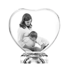 souvenir gift personalized 3d crystal carving and laser engraving crystal with gift box
