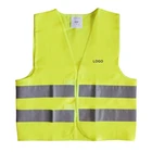 Warning reflective police traffic control safety vest for car with customized pockets