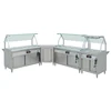 Fashional stainless steel buffet counter line hot buffet service equipment
