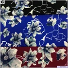 Yibo Textile New Collection Printed 75D DTY Polyester Spandex Knit bullet crepe Fabric Pattern for dress garment