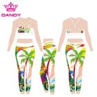 Letter Printing Yoga Tank Top Women 2 piece Short Casual Sportswear Yoga Sports Set