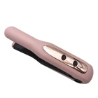 Flat Iron Mini Fast Heating Rechargeable Wireless Hair Straightener With Digital LED Display