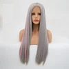 Remy Two Colors Body Wave synthetic Hair Wholesale Thin Skin Silk Base Wig Best