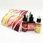 New Products Liqued Oil Private Label Logo Sticker Factory Supply Colorful Printing Label