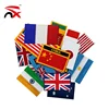 Wholesale Custom Different Country Embroidery Flag Patch Iron On Sew On Emblem