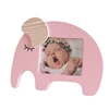 Wood photo frame elephant shape picture frame for new-born baby