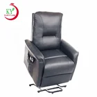 JKY Furniture Living Room Leather Power Lift Riser Assist Recliner Chair Massage Recliner For Elderly