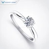 Tianyu fashion jewellery 925 sterling silver gold plated moissanite wedding engagement rings