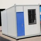 Cheap prefab movable 10ft 20ft modular container house container house for store