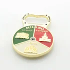 Top Selling Italy Souvenirs Custom Milano Metal Fridge Magnet