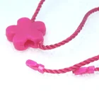 Pink petal style garment seal tag for kids clothing