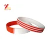 Silicone Accept Pantone Color Fashionable Printing Logo With Slide Plastic Lock Wristband Slap Bracelet Watch