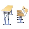 Double Seat School Furniture Modern Student Desk and Chair