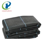 Anti uv plastic agricultural woven pp weed control mat