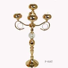 Golden Flower Vase Stand Table Wedding Centerpieces Decoration For Weddings