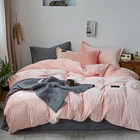hot selling twin kids berry korean style silk bedding set with angle print