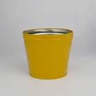 Flower Tin Bucket Metal Drink Tin Ice Wine Bucket