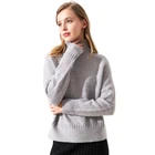 Custom Winter Cashmere Knit Sweater Women Wool Knitwear