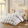 100% cotton fabric polyester filling heavy winter bed quilt duvet