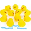 Mini Rubber Ducky Baby Bath Toy Float and Squeak Rubber Duck Ducky Baby Bath Toy for Kids