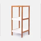2019 Custom Homeware 3 Tier Cheap 100% Bamboo Mdf Home Use Bathroom Storage Shelf Rack Stand Prices