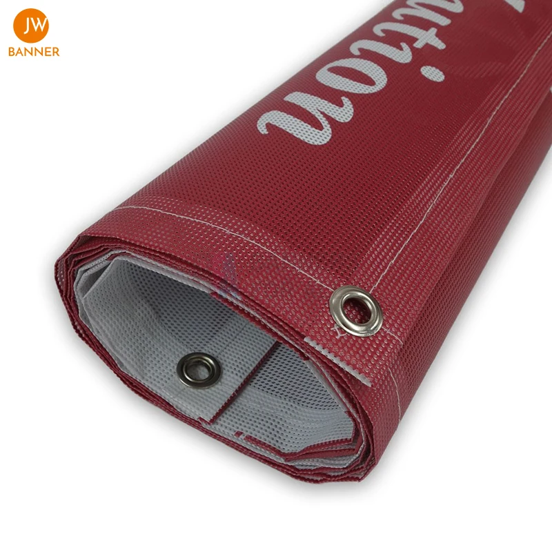 Large Size Custom Print Outdoor Advertising Pvc Fence Mesh Banner