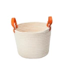2019 gift cotton rope storage basket for Easter