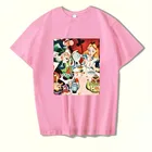 New Design Crewneck Short Sleeve Cartoon Women Organic Cotton Custom T Shirt