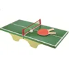 Wooden folded table tennis set
