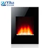Wall insert electric fireplace heater decoration with 3d flame