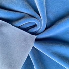 huzhou textile 100% polyester plain dyed tricot minky fabric for home textile