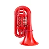 music instrument plastic colorful tuba for sale