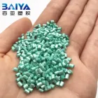 Plastic TPE Bead Light Green Color Masterbatch of Pet Resin Granule For Plastic Bottles