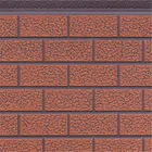 Metal galvanized embossed exterior wall decorative sandwich panel with standard brick grain