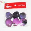 Purple acrylic beads in large size cracked beads jewelry accessory findings for jewelry making