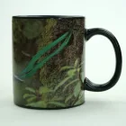Factory Provided Cheap 11oz Customized Black Ceramic Coffee Mug