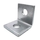 High quality custom hardware galvanized 90 degree steel stainless L shape corner metal angle bracket
