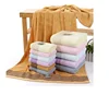 Hot sale promotion gift luxury jacquard bamboo thick dropship-beach bath towel lounge chair cover with pocket