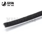 Rain-proof hardened pile weather strip for aluminum window
