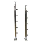 Deck balcony stainless steel glass stair balustrade and handrail railing steel