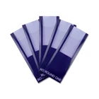 Three side seal plastic clear cloth garment zipper poly bag